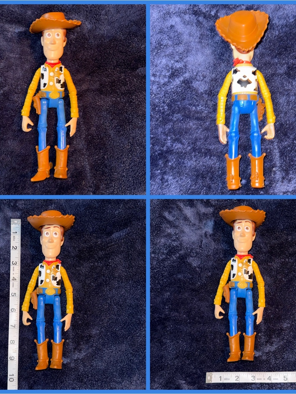 Toy Story Large Size Action Figures, Set of 6 w/Accessories + 2 Smaller Figures